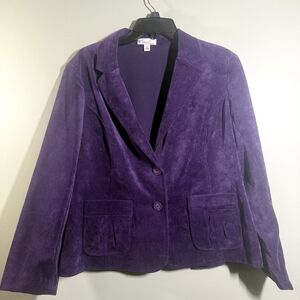 Chico's Vibrant Purple Blazer